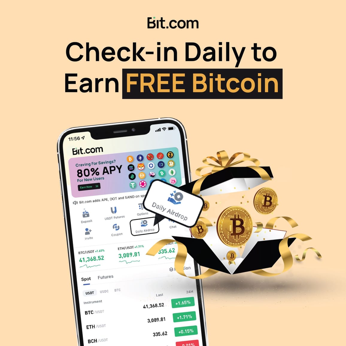 How to get free crypto and Bitcoin? It’s easy on Bit.com