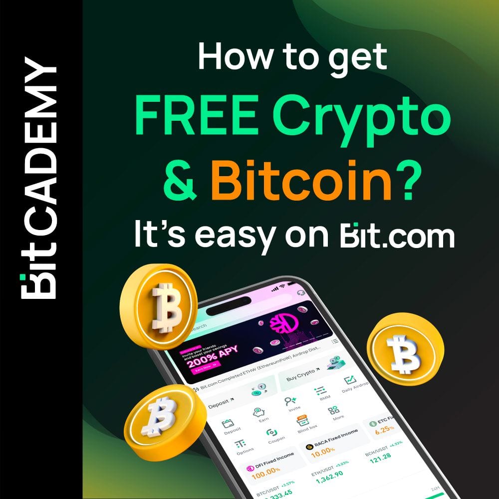 How to get free crypto and Bitcoin? It’s easy on Bit.com