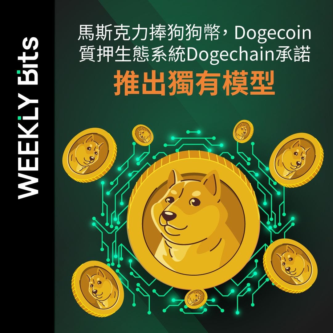 馬斯克力捧狗狗幣，Dogecoin質押生態系統Dogechain承諾推出獨有模型