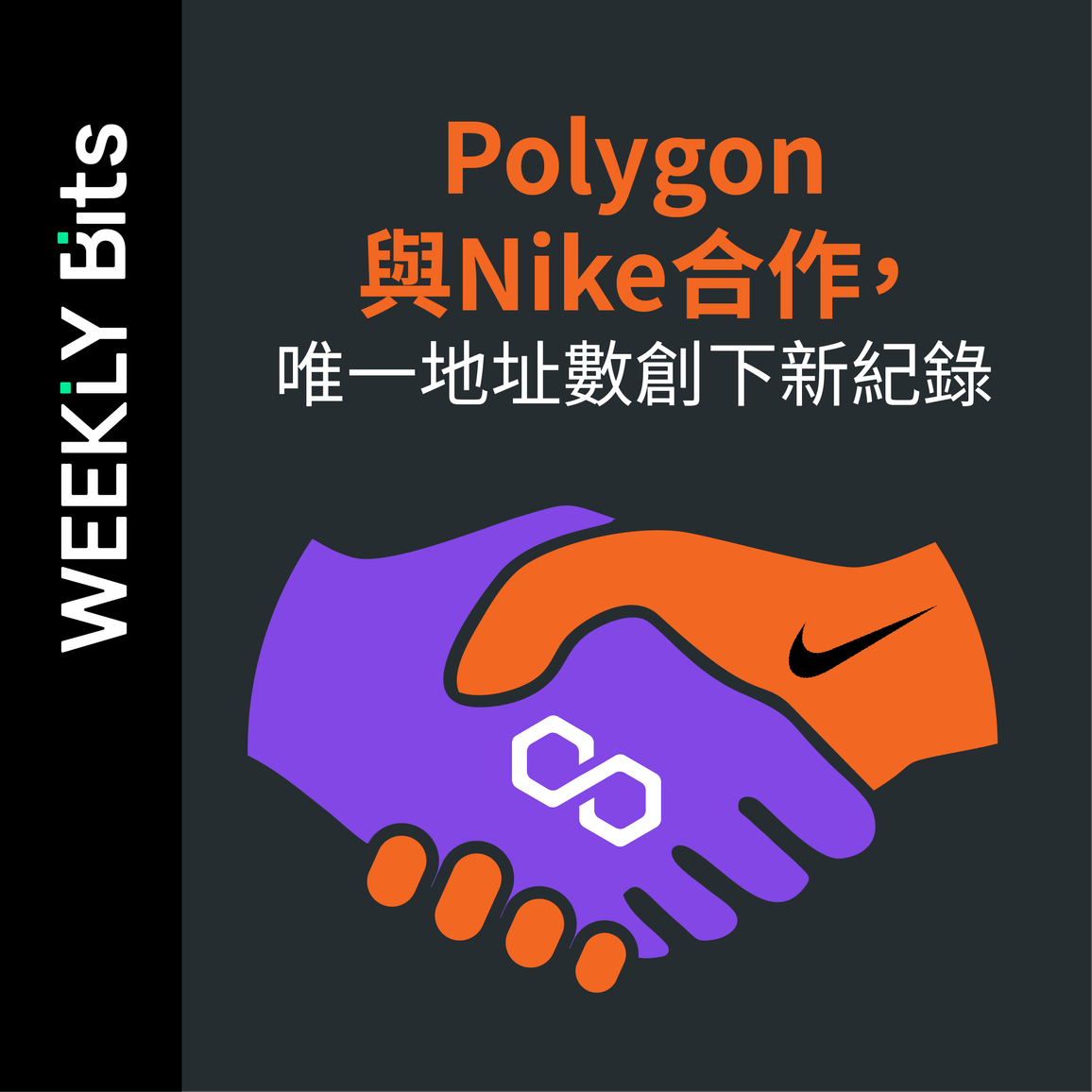 Polygon 與 Nike 合作，唯一地址數創下新紀錄