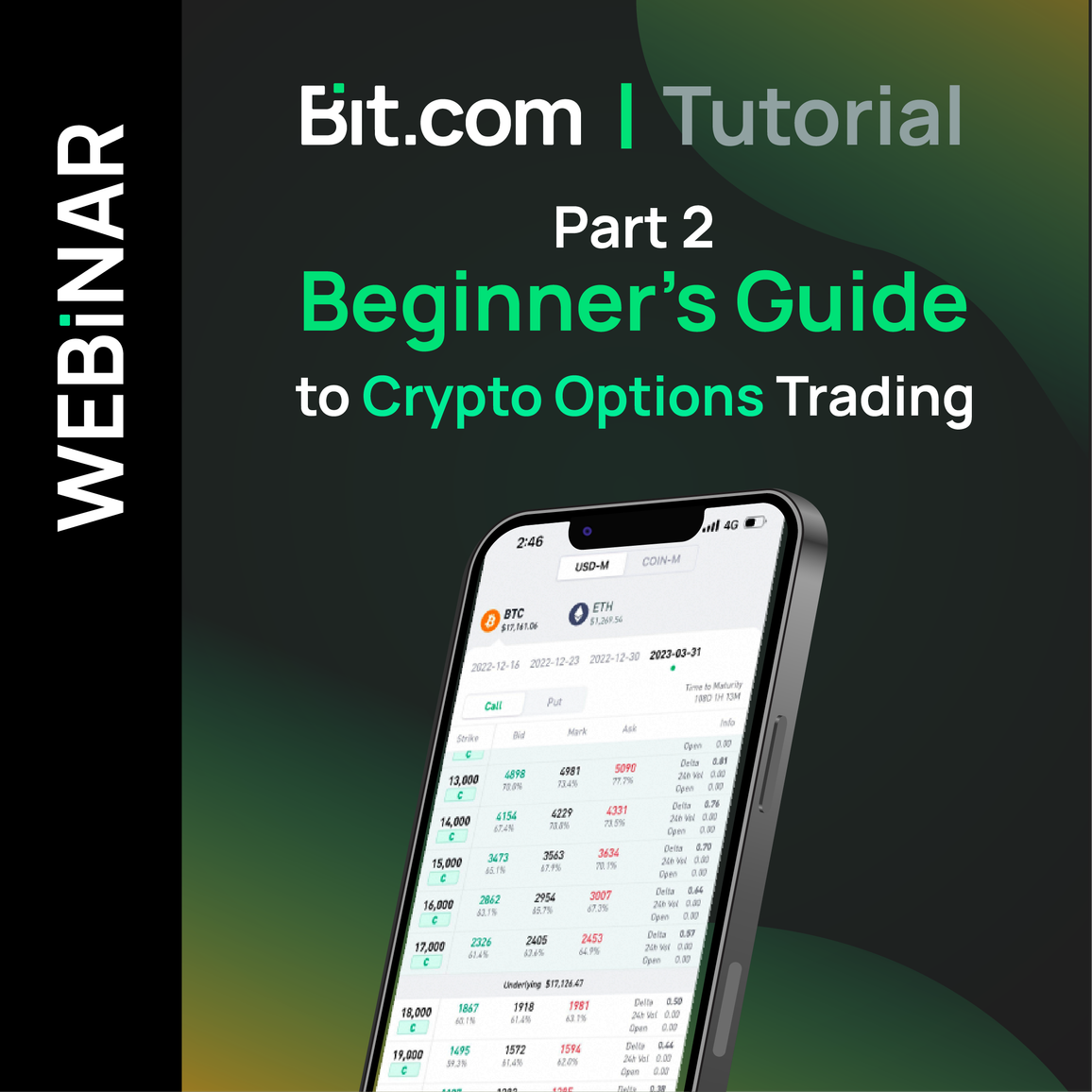 A Beginner's Guide to Crypto Options Trading (Part 2) | BIT's Webinar Series