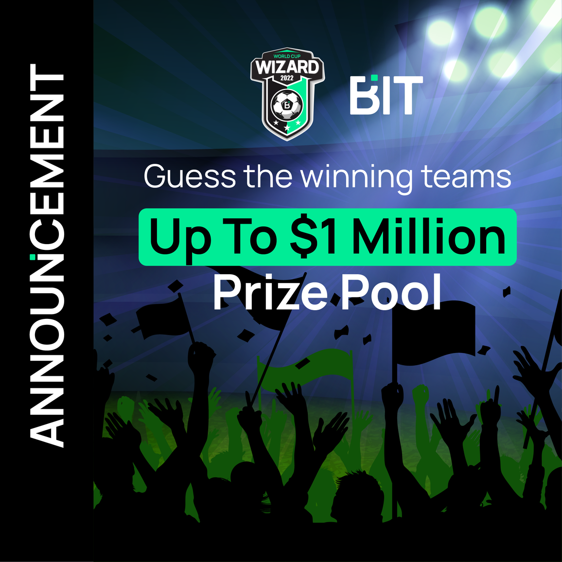 LEADING CRYPTO EXCHANGE BIT LAUNCHES $1 MILLION PRIZE POOL FOR WORLD CUP