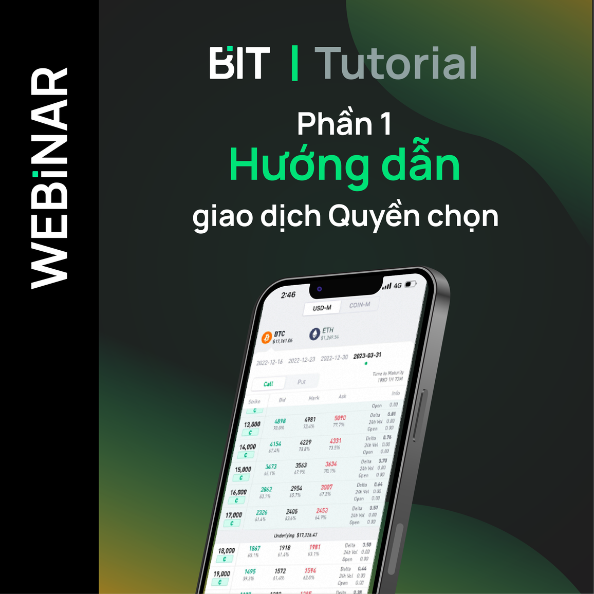 Hướng dẫn giao dịch Quyền chọn (Phần 1) | BIT Webinar Series