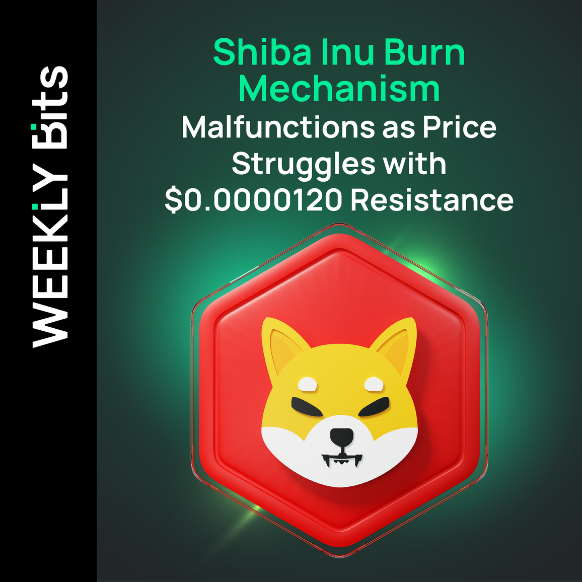 Shiba Inu Burn Mechanism Malfunctions as Price Struggles with $0.0000120 Resistance
