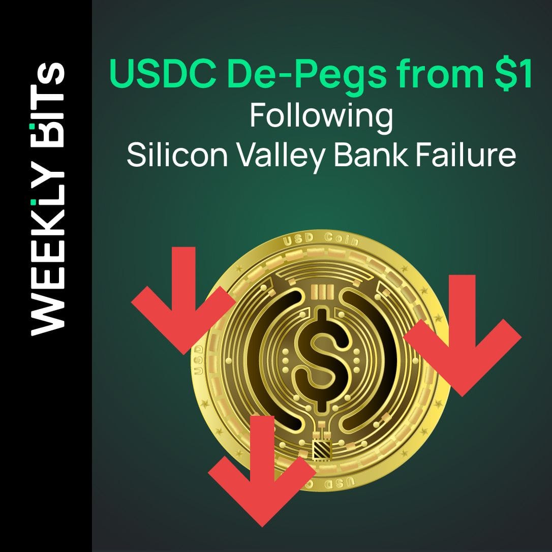 USDC De-Pegs from $1 Following Silicon Valley Bank Failure
