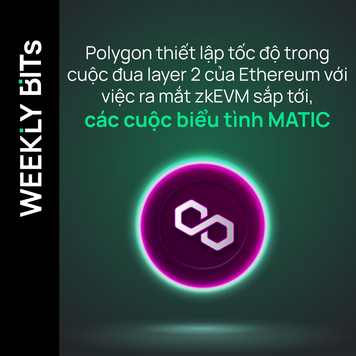 Polygon thiết lập tốc độ trong cuộc đua layer 2 của Ethereum với việc ra mắt zkEVM sắp tới, các cuộc biểu tình MATIC