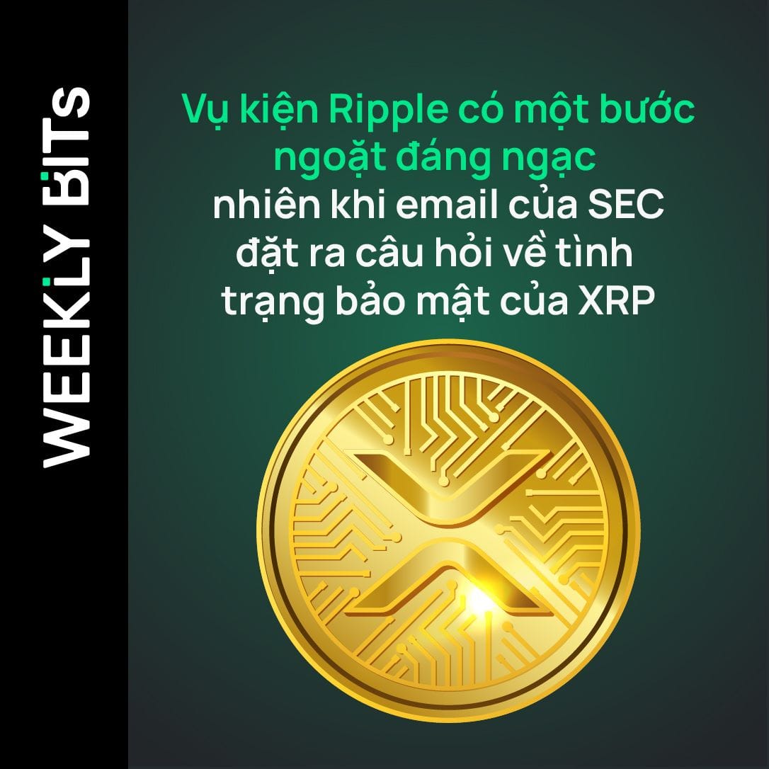 Vụ kiện Ripple có một bước ngoặt đáng ngạc nhiên khi email của SEC đặt ra câu hỏi về tình trạng bảo mật của XRP