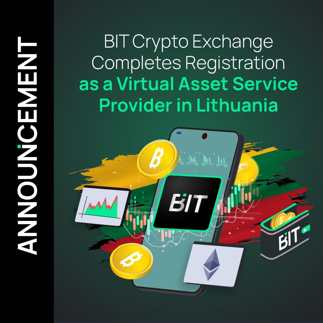 BIT Crypto Exchange  Completes Registration as a Virtual Asset Service Provider in Lithuania