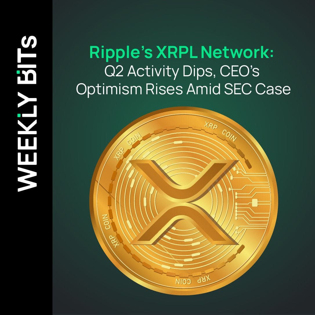 Ripple's XRPL Network: Q2 Activity Dips, CEO's Optimism Rises Amid SEC Case