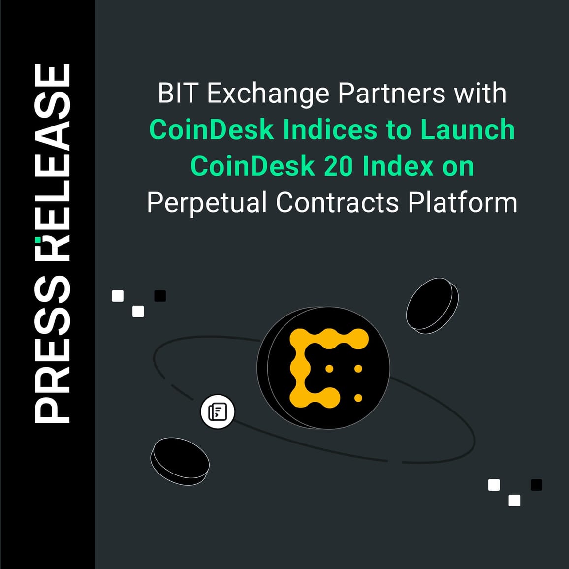 BIT Exchange Partners with CoinDesk Indices to Launch CoinDesk 20 Index on Perpetual Contracts Platform