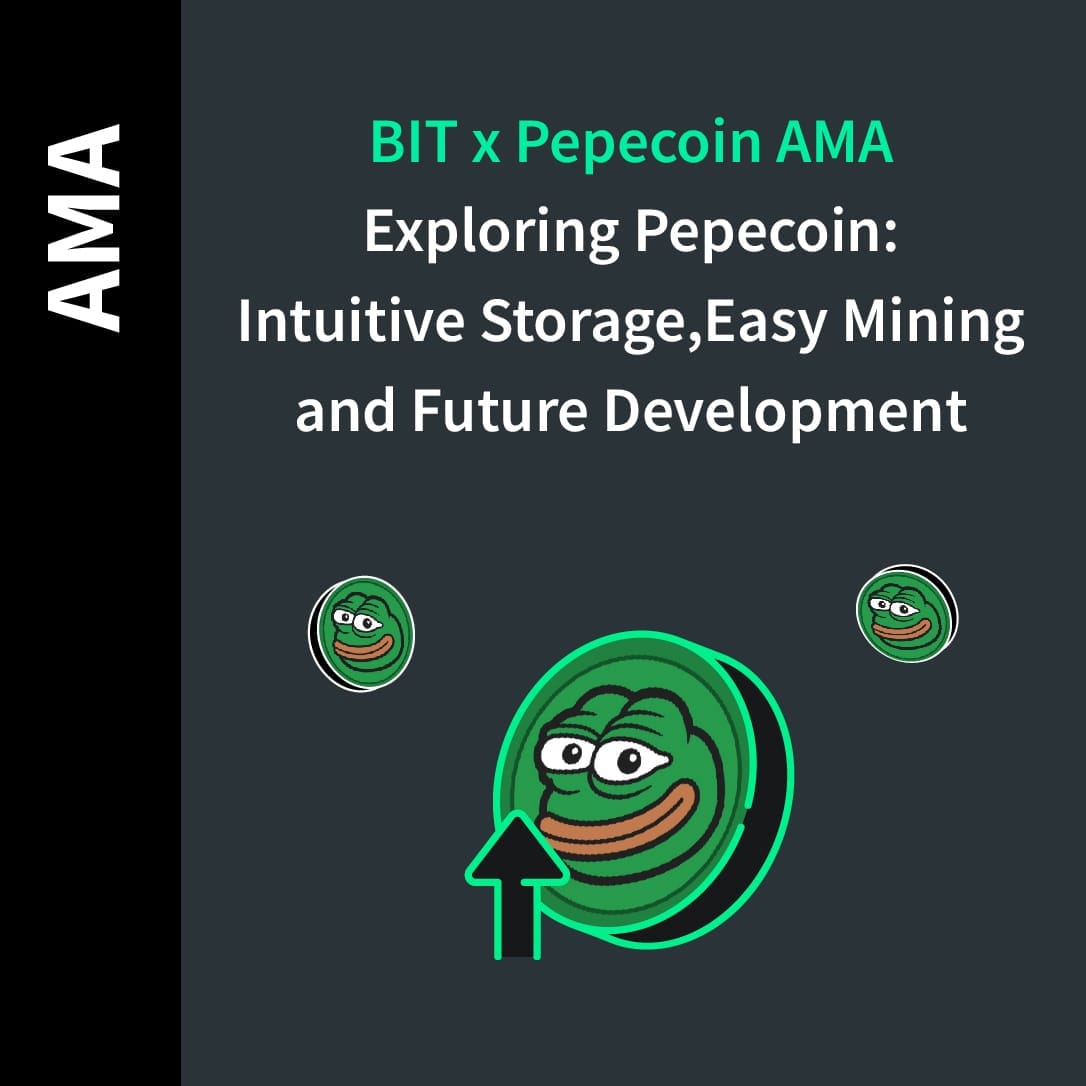 BIT x Pepecoin AMA    Exploring Pepecoin: Intuitive Storage, Easy Mining, and Future Development
